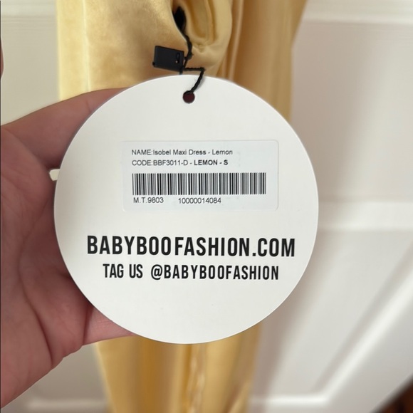 Yellow Slip Maxi Prom Dress (brand new with tags) - Picture 3 of 3